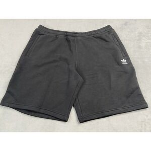 Adidas Shorts Men 2XL Black 3 Sweat Athleisure Active Sports Knit‎ H34681
